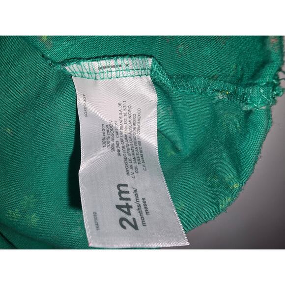 Carter’s Green Floral Dress – Size 24 Months - Picture 5 of 5